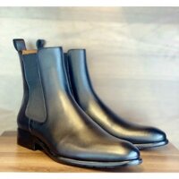 Chelsea Boots Da bò đế cao - JB James Blanc - G-1922 - Nâu, Đen, da mềm form Ý.