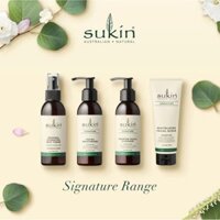 [Chemist bay Air] Bộ dưỡng Sukin Signature sữa rửa mặt, kem dưỡng, toner, Scrub