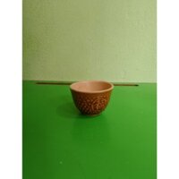 chén bánh bò lớn men nâu 30 chén