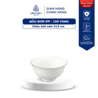 Chén, Bát Sứ thời thượng Minh Long - Mẫu Đơn IFP - Viền Chỉ Vàng