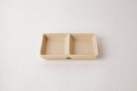 Chén Chấm 2 Ngăn C115N Nâu Nhám Fataco