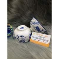 Chén Cơm Hoa Cá Chép, Bộ 10 Bát Chén Ăn Cơm Men Sứ Trắng, Mẫu Mã Đẹp Mta-Mart2