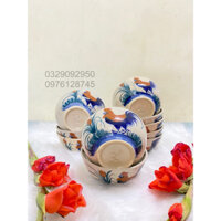 Chén con gà, chén gốm cổ xưa- Hàng thủ công cao cấp