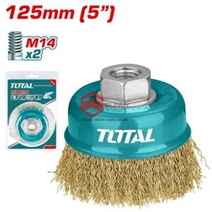 Chén cước (chổi cước) thẳng Total TAC31051, 125mm