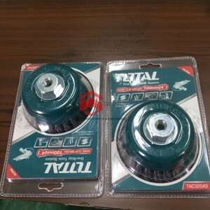 Chén cước (chổi cước) xoắn Total TAC32041, 100mm