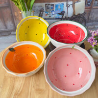 Chén đĩa sứ/Bát ăn cơm/ Tô sứ decor/ Bát tô sứ,Tô canh, Tô hoa quả siêu xinh size 20cm
