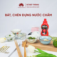 Chén đựng nước chấm, bát sứ đựng mắm