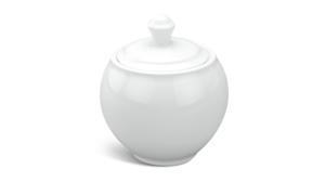 Chén đường 8 cm + nắp – Camellia – Trắng