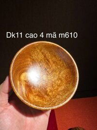 Chén gỗ nu hương đựng hạt dưa , kẹo bánh bàn trà