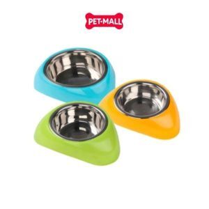 Chén Inox đế nhựa Pawise Feeding (M)