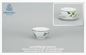 Chén Minh Long Camellia Lá Xanh 12cm