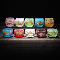 Chén Ngọc Mã Não Cao Cấp Dùng Thưởng Trà