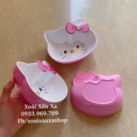 chén nhựa hoạt hình mèo hello kitty ( 1 cái)