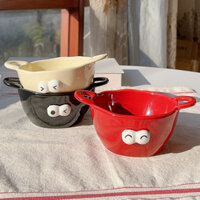 Chén sứ ăn cơm decor tạo hình emoji dễ thương ( có sẵn )