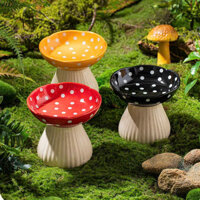 Chén sứ hình nấm chấm bi nhiều màu