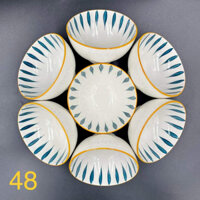 Chén sứ họa tiết lạ mắt