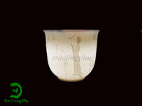Chén Sứ Thấu Quang Điêu Thuyền Bái Nguyệt - C370B