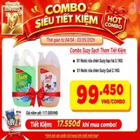 chén Suzy bạc hà 2,1KG, 1Nước rửa chén Suzy Quế 2.1KG )