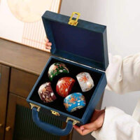 chén trà Ngọc song Long kèm hộp quà tặng sang trọng lịch sự