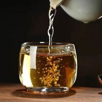 Chén uống trà thủy tinh pha lê 100ml - chén dày giữ nhiệt tốt - thủy tinh cao cấp