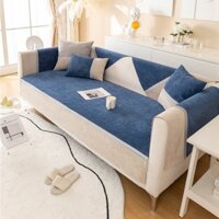 Chenille Đơn Giản Sofa Chống Thấm Nước Chống Trơn Trượt Tay Tựa Lưng Thảm Làm Dày Tất Cả Các Mùa Ghế Đệm Thú Cưng Miếng Lót Cho Phòng Khách
