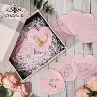 Chenjie 100 Cái Quà Tặng Bao Bì Túi Đựng Trang Sức Có Thể Khóa Lại Bông Tai