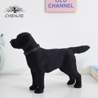 Chenjie Chó Mô Hình Động Vật Di Động Cho Bàn Cà Phê Thủ Công Thực Tế Búp Bê Chó Con Ngộ nghĩnh