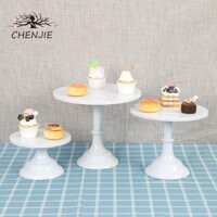 Chenjie Đế Bánh Sắt Nghệ Thuật Đơn Giản Rèn Thủ Công Di Động Để Bàn Đồ Trang Trí Thiết Thực Thời Trang Khay Chân Cao