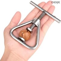 CHENJIE Macadamia Cracker, Dụng cụ mở đai ốc thiết kế tam giác bằng thép không gỉ, Phụ kiện nhà bếp Hướng dẫn sử dụng Adamant Walnut Sheller Hải sản