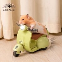 Chenjie Xe Máy Âm Nhạc Điện Mini Xoay 360 Độ Đồ Chơi Hamster
