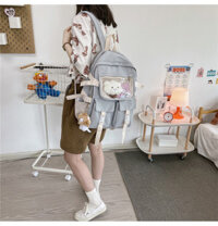 {Cherish daily life} Balo nữ học sinh cấp 1 2 balo đi học thời trang