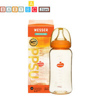 {Cherish daily life} Bình Sữa Wesser Cổ Hẹp Nhựa PPSU Bình Sữa Cho Bé Dung Tích 60ml/140ml/250ml Ph