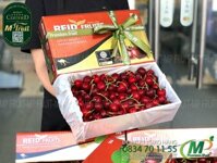 Cherry Đỏ Tasmania Úc Size 28-30 | Reid Fruits Since 1856 - Hộp 2kg