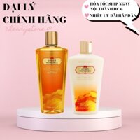 🍒CHERRY🍒 Sữa tắm - Sữa Dưỡng Thể Victoria's Secret Amber Romance 250ml (Tách Set)