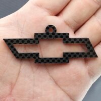 Chevrole Chevrolet 100% Sợi Carbon Ô Tô Xe Máy Móc Khóa Quà Tặng