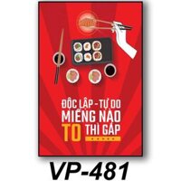 Chỉ 39k Tranh động lực, văn phòng, tranh phòng khách, châm ngôn trang trí phòng học 1000 mẫu - VP-481 - 20x30