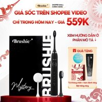 [CHỈ 565K MUA TẠI VIDEO] Bàn chải điện Brushie Ultra Plus tích hợp máy rửa mặt 5 chế độ phiên bản nâng cấp 2025