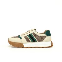 [Chỉ bán Giày chính hãng] Gucci Screener GG Low-Top Classic Prototype Retro All-Match Dad Giày thể thao thông thường [Hà