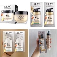 [Chỉ Bán Hàng Mỹ] Kem Olay Mỹ Total Effects kem dưỡng ban Ngày,Kem đêm 48g