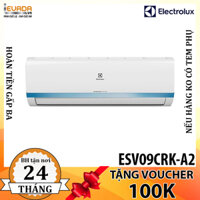 (CHỈ BÁN HCM) Máy Lạnh Electrolux 1 HP ESV09CRK-A2