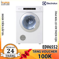 (CHỈ BÁN HCM) Máy Sấy Electrolux EDV6552 6,5 Kg Sấy Thông Hơi