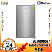 (CHỈ BÁN HCM) Tủ Lạnh Mini Electrolux EUM0900SA 90 Lít Màu Xám