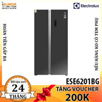 (CHỈ BÁN HCM) Tủ Lạnh Side By Side Electrolux ESE6201BG