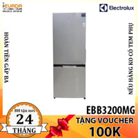 (CHỈ BÁN HCM) Tủ Lạnh Electrolux EBB3200MG Inverter 320 Lít