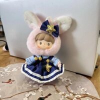 (Chỉ bán quần áo) Búp bê thỏ ngon 21cm zZoton váy liền váy yếm dễ thương Búp bê thỏ Zhuo phụ kiện quần áo thời trang búp bê Thỏ Ăn mặc làm quà sinh nhật cho bé gái