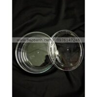 (CHỈ BÁN TẠI CỬA HÀNG) Hộp nhựa cứng tròn đựng mứt / bánh quy mã 125