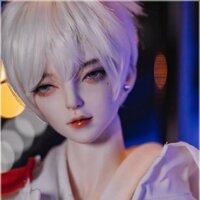 (Chỉ Bán Tóc Giả) bjd sd Búp Bê Bé Trai Bé Chú Tóc Giả Trắng Chéo Nổ Nhiệt Độ Cao Tóc Lụa Tóc Ngắn