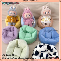 【Chỉ có quần áo】[Chỉ Sofa] Thích hợp cho Sofa LABUBU 17CM / Sofa Mini LABUBU