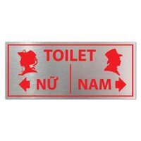 Chỉ dẫn nhà vệ sinh, biển chi dẫn WC, toilet cao cấp - WC-24