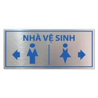 Chỉ dẫn nhà vệ sinh, biển chi dẫn WC, toilet cao cấp - WC-32